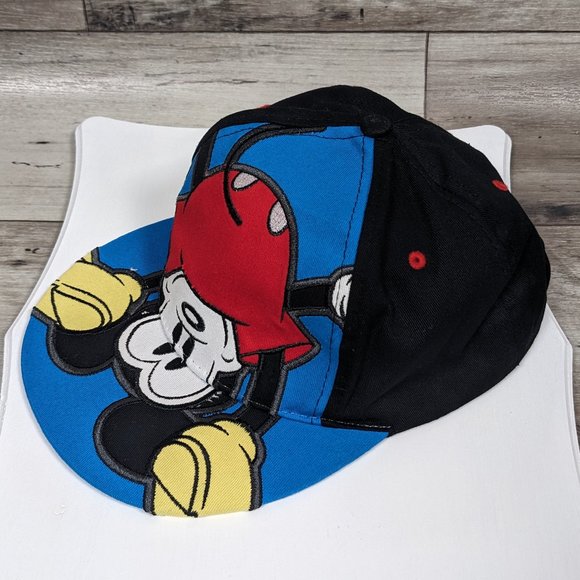 Disney*‎ 2013 Mickey Mouse 100% Cotton Snapback Cap/Hat~ Adult Size (Unisex) - Picture 2 of 11